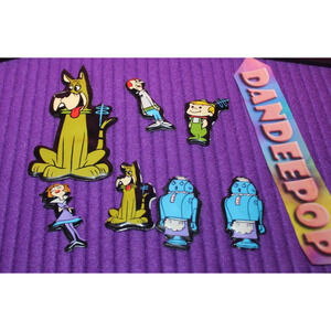 Vintage 7 Hanna Barbera Cartoon Puffy Magnets The Jetsons Jane Astro Rosey ++